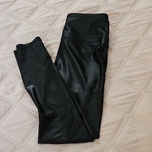 Maurices Shiny Black Leggings